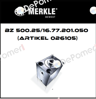 BZ 500.25/16.77.201.050 (Artikel 026105) Merkle