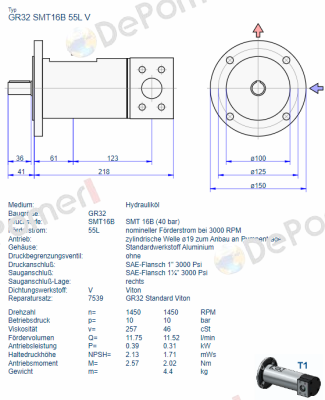 GR32 SMT 16B 55L V Settima