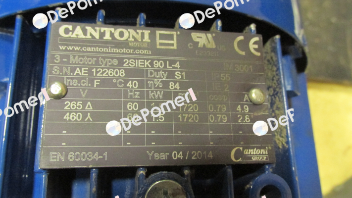 2SIEK 90L-4  Cantoni