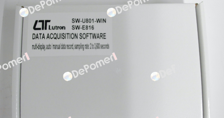 Data acquisition software LUTRON U801 WIN- E816 Lutron