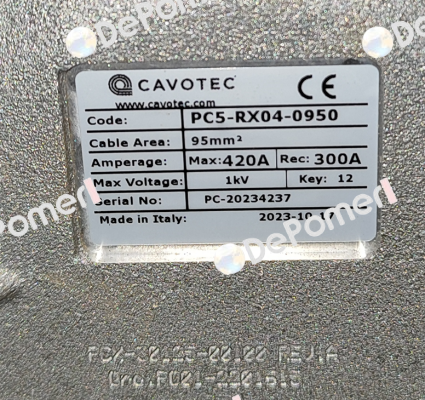 plug for PC5-RX04-0950 Cavotec