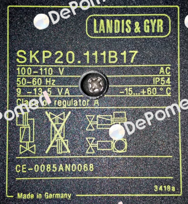 SKP20.111B17 obsolete, replacement SKP25.001 E1  Siemens (Landis Gyr)