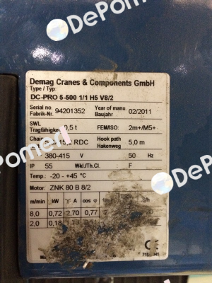 Steuerschalter DSC (77330033) Demag