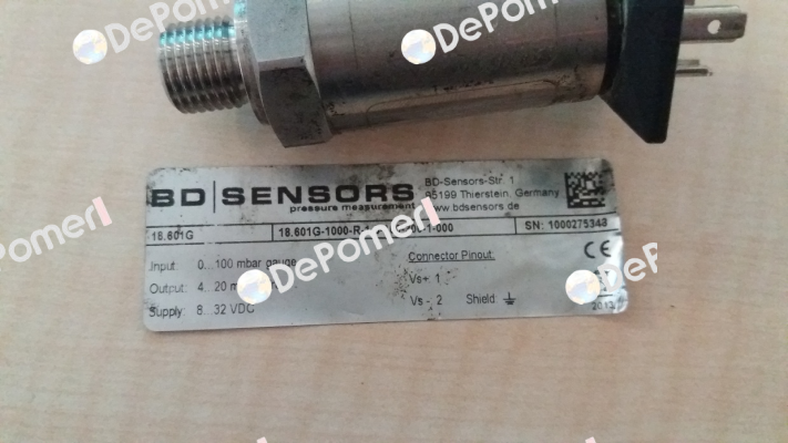 18.601G-1000-R-1-8-100-300-1-000 // OEM 18.601G Bd Sensors