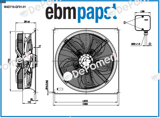 W4D710GF0101 EBM Papst