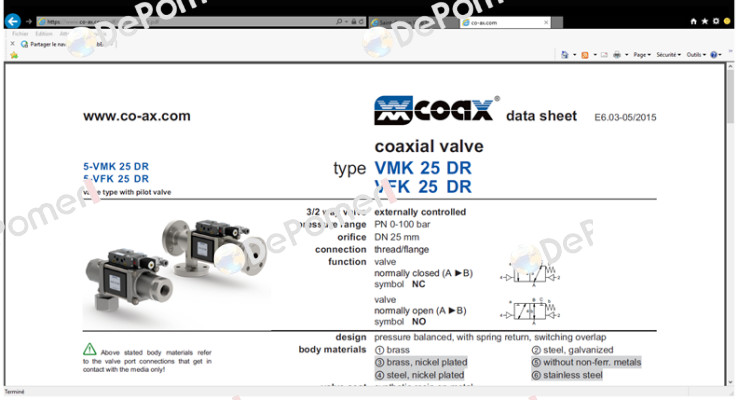 VMK 25 DR NC Coax