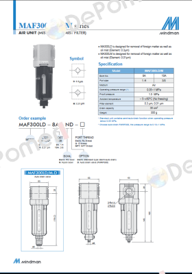 MAF300LD-8A-D Mindman