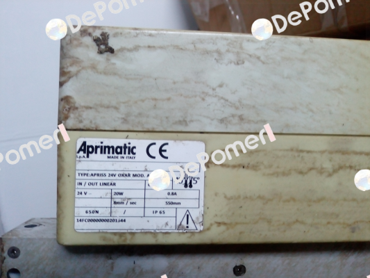 Type: APRI55 24V OXAR MOD. APRI Aprimatic