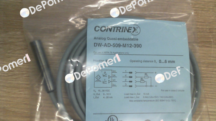 320-020-103 / DW-AD-509-M12-390 Contrinex