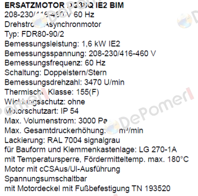 DG38Q IE2 BIM (FDR80-90/2)  Dietz-Motoren