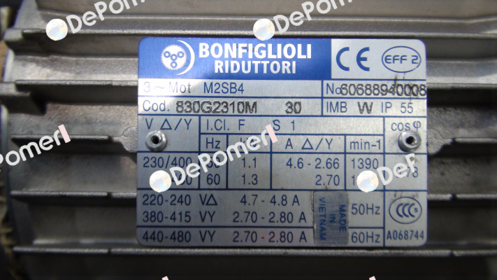 reducer for M2SB4, Nr:60688940008 Bonfiglioli