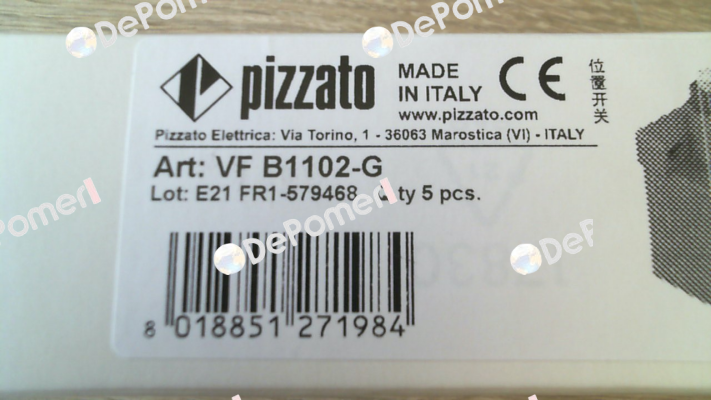 VF B1102-G Pizzato Elettrica