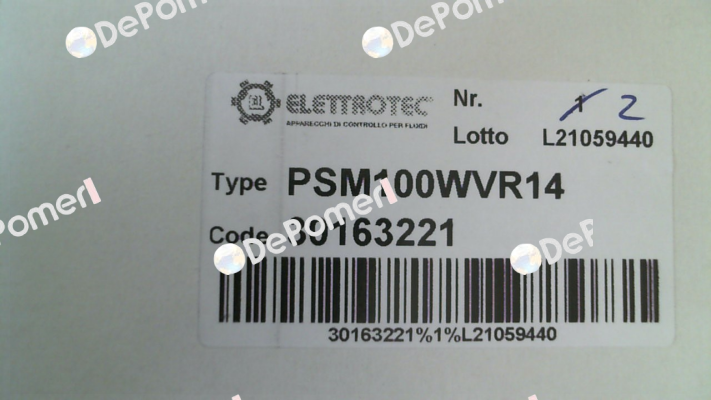 PSM100WVR14 Elettrotec