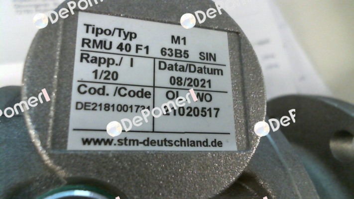 RMU 40 F1 1/20 63B14 SIN Stm