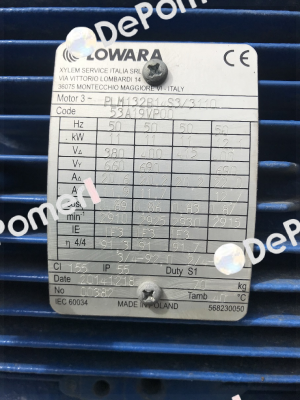 50A19VP00  PLM132B14S3/3110 E350/60 Lowara