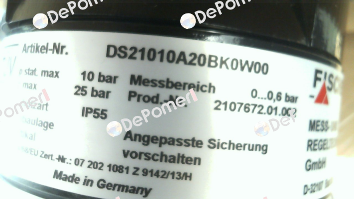 DS21010A20BK0W00 Fischer