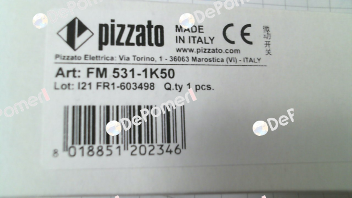 FM 531-1K50 Pizzato Elettrica