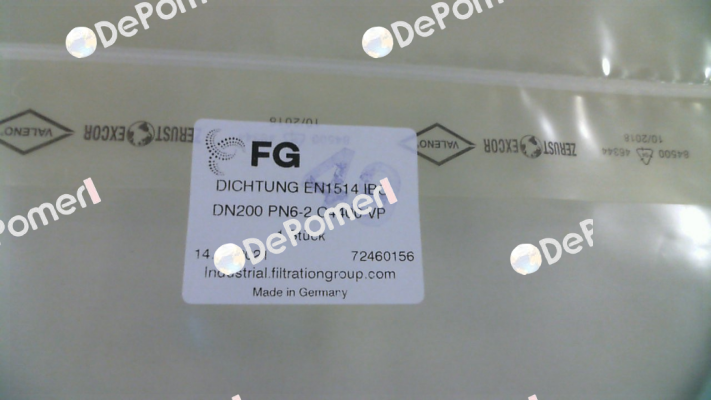 Gasket EN1514 IBC DN200 MAHLE