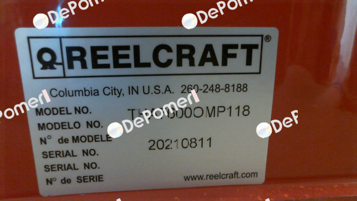 THA7600 OMP118 Reelcraft