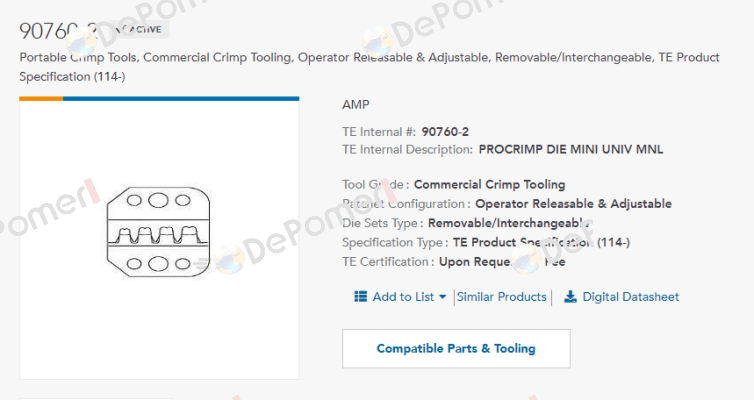 90760-2 TE Connectivity (Tyco Electronics)