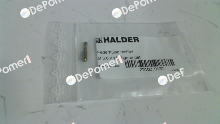 Order No. 22100.0137 Halder