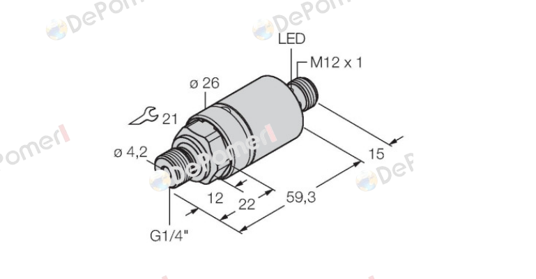 PC003V-204-2UPN8X-H1141 Turck