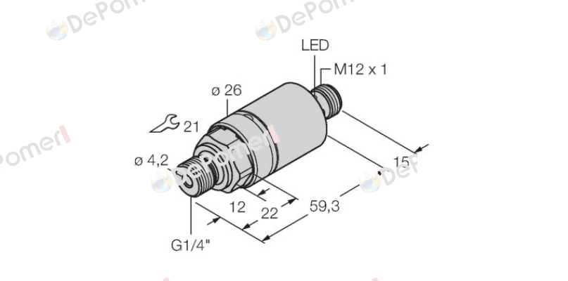 PC010V-204-2UPN8X-H1141 Turck