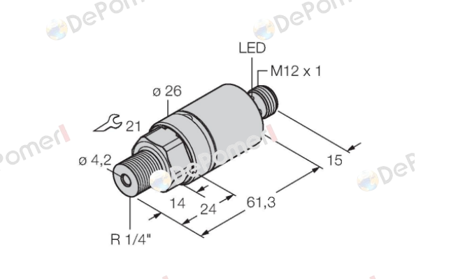 PC040V-210-2UPN8X-H1141 Turck