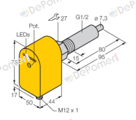 FCS-G1/2A4P-AP8X-H1141/L080 Turck