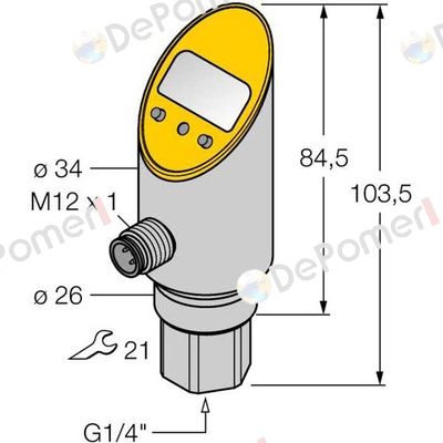 PS016V-301-LUUPN8X-H1141 Turck