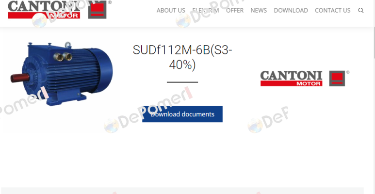 SUDf112M-6B(S3-40%) Cantoni